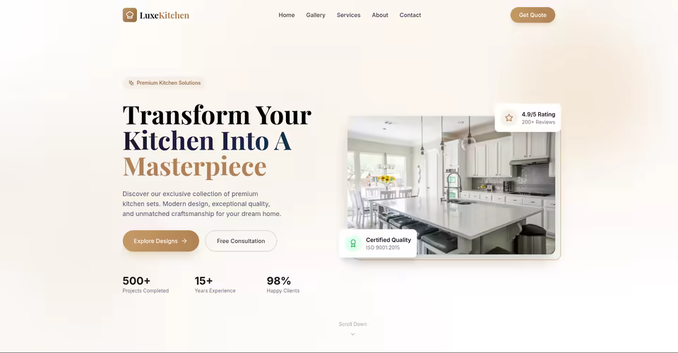 Luxe Kitchen
